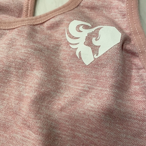 Women’s Best Wear Move Seamless Sports Bra in Light Pink Marl - Picture 3 of 6